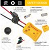 Power Wheel Adapter for Dewalt 20V Battery Series with Fuse, Switch & Wire Terminal, 3Pcs 30A Fuse, 12 AWG Wire Battery Converter Connector DIY for RC Toys, Robotics, Truck and Work Lights (1)