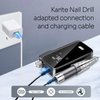 Perfectly adapts to Karite Nail Drill's charging and connecting cables- Nail Drill dedicated connection cable and Rapid Charging for Effortless Nail Care