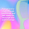 Wet Brush Go Green Tea Tree Oil Infused Treatment Comb - Wide Tooth Hair Detangler with WaveTooth Design that Gently and Glides Through Tangles - No Split Ends and No Damage