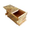 Bene Gifts Japanese Yosegi Puzzle Box 5 Sun 21 Moves