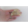 Generic Gold or silver clear or ab crystal metal hair claw clip jaw clip (Primary color: Gold/AB crystals)