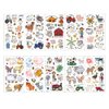 Farm Tattoos Stickers Animal Temporary Tattoos Fake Tattoo 100+ Patterns Birthday Party Favors Supplies Gifts for Kids Adults