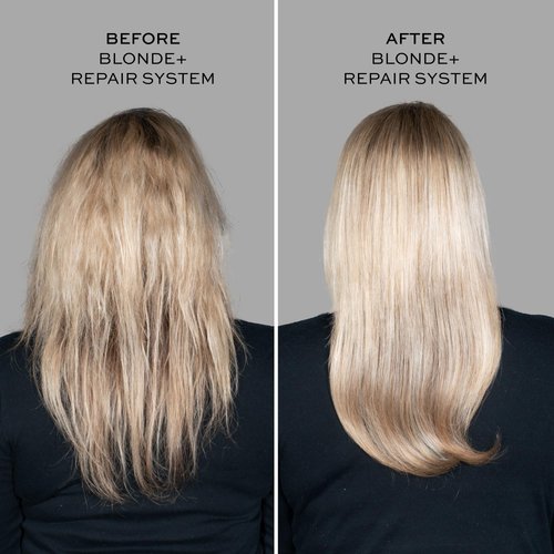 John Frieda Blonde+ Hair Repair Shampoo, Blonde Shampoo with Bond-Building Complex, Damaged Hair Repair, 8.3 Oz