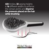 Michel Mercier Pro Wet and Dry Detangler - 428 Bristles Hair Brush for Split Ends - Painlessly Glides Through Tangles - Fine Hair - 1 pc