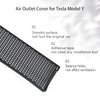 Powlamks Tesla Model Y Under Seat Air Outlet Vent Cover, Backseat Air Flow Vent Grille Protector for Model Y 2020 2021 2022 Accessories (Set of 2)