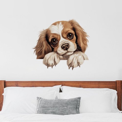 Harrier Wall Decals Pet Dogs Wall Sticker Vinyl Mural Decals Reusable Home Decals for Classroom Bike Backdrop Wall Art Holiday Decorations 18in