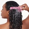 Rizos Curls Wide Tooth Styling Comb, Shower Comb for Detangling, Parting & Styling Comb, Gentle Comb for all Hair Textures, Pink