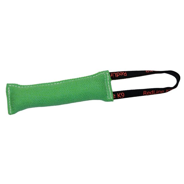 Redline K9 Dog Bite Tug Toy 3 inch X 16 inch 1 Handle Green French Linen
