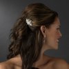 Darling Rhinestone & Crystal Bridal Flower Wedding Hair Comb Pin