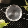Homestia Fine Mesh Sieve Strainer Stainless Steel Cocktail Strainer Food Strainers Tea Strainer Coffee Strainer with Long Handle for Double Straining Utensil 3.3 inch