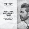 Hair Pomade for Men by Victory Barber & Brand | Men’s Hair Products Made in the USA | Water Based Pomade for Men | Hair Wax for Men with High Shine | Strong Hold Pomade to Make your Grandpa Proud