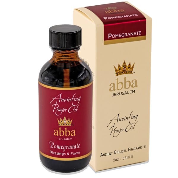 Generic ABBA Oil Pomegranate ANOINTING Oil 2oz Bottle in Gift Box - ABBA Jerusalem