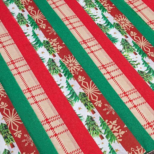 Plum Designs Christmas Tissue Paper for Gift Bags 100 Sheets | Holiday Kraft Designs Gift Wrapping Paper Joyous Christmas Theme Designs 20 X 20" Tissue Sheets (100 Count Christmas Designs)