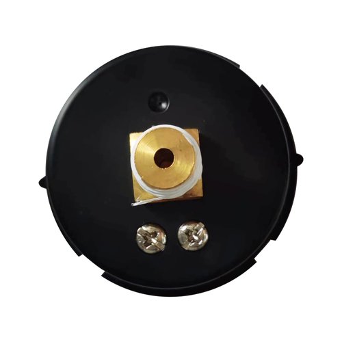 LisFaxbo 2" Dry and Utility Pressure Gauge 0-60 PSI Replacement for Pool/Spa/Aquarium Valve Filters 1/4" NPT Center Back Mount, Start and Clean Filter Pressure Gauge