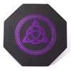 DND Dice Tray - Premium 8 Inch Dice Tray Dungeons and Dragons - Exquisitely Detailed Purple World Tree & Triquetra Design - Perfect RPG Dice Rolling Tray with D&D Dice Box Storage to Protect Dice