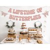 A Lifetime of Butterflies Banner, Butterfly Bridal Shower Decorations, Butterfly Theme Wedding Bachelorette Party Decorations, Butterfly Themed Engagement Party Supplies