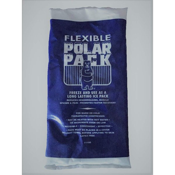 Flexible Polar Pack, Warm Compress or Cold Ice Pack, 12" x 6"