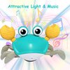 Crawling Crab Dog Toys,Escaping Crab Dog Toy with Obstacle Avoidance Sensor,Interactive Dog Toys with Music Sounds & Lights for Dogs Cats Puppy/Small/Medium Christmas Birthday Gifts Pets