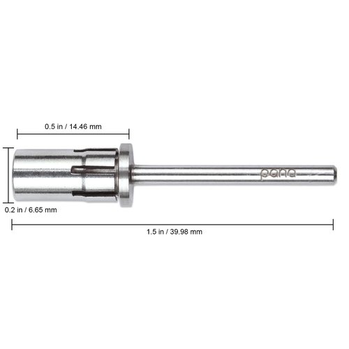 pana Loxo Silver Color Easy-Off Mandrel Bit 3/32Inch Shanks- For Nail Drill/File Made in USA