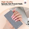 SAVILAND 4PCS Nail Stamping Plates: Easy French Tip Tools Nails Stencils for Nail Art French Manicure Stripes Heart Star Nail Art Design Nail Stamper Template Student Home Nails DIY
