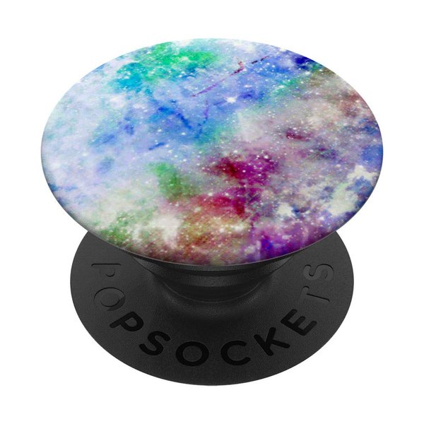 Sassy Southern Charm & Grace Modern & Unique Turqouise & Purple Celestial Design on Black PopSockets