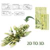 Piececool 3D Metal Model Puzzles for Adults, Dandelion Wish Cranes Model Building Kits, Brain Teaser Puzzle Beautiful DIY Craft Kits Great Birthday, 172Pcs