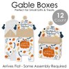 Big Dot of Happiness Happy Thanksgiving - Treat Box Party Favors - Fall Harvest Party Goodie Gable Boxes - Set of 12