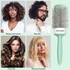 EAGLE FORTRESS Professional Round Hair Brush for Blow Drying with Ceramic + Ionic, Round Brush for Blow Out with Innovative Bristle Combination Round Brush for Bangs, Blowout, Styling (2.08in)