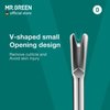 MR.GREEN Cuticle Pusher Dead Skin Remover Stainless Steel Manicure Tools Professional Cuticle Trimmer Nail Polish Peeler Scraper (Mr-2190)