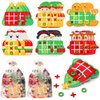 Hollowfly Set of 30 Christmas Tic Tac Toe Strategic Mini Board Game Birthday Party Favors for Kids, Goodie Bag Stuffers, End of Year Student Gifts Bulk Family Classic Educational Toys