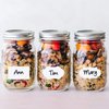 Wisdompro 320 pcs Removable Freezer Labels, Blank White Labels Stickers for Food Containers, Storage Bins, Spice Jars, Bottles, Organize Your Home & Kitchen - 2x1.2 inch