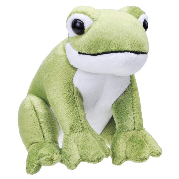 Wild Republic Wild Calls Frog, Animal Sound, Stuffed Animal, Eight Inches, Gift for Kids, Plush Toy, Fill is Spun Recycled Water Bottles