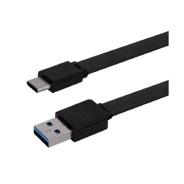 Synergy Digital Camera USB Cable, Compatible with Nikon Z30 Digital Camera, 3 Ft. Type-C to USB-A Black Data USB Cable