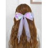 JONKY Light Up Bow Hair Clips Veil Hair Barrettes Led Bows Headdress Bowknot Hairpin Short Tulle Party Hair Accessories for Women and Girls