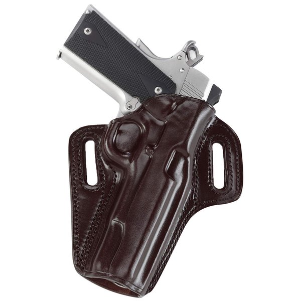 Galco Concealable Belt Holster for 1911 3-Inch Colt, Kimber, para, Springfield (Havana, Right-Hand), Black