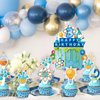 25pcs Science 3rd Birthday Party Supplies, Chemistry School Cupcake Toppers Decorations, Scientis tlaboratory Theme Happy Birthday Kids Cupcake Toppers Decoration (3rd)