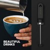 Subminimal Milk Foamer - NanoFoamer Lithium Handheld Milk Frother | USB-C Rechargeable, Dual-Speed, Stainless Steel | Premium Microfoamed Milk in 30 Seconds, Barista-Style Coffee Drinks at Home