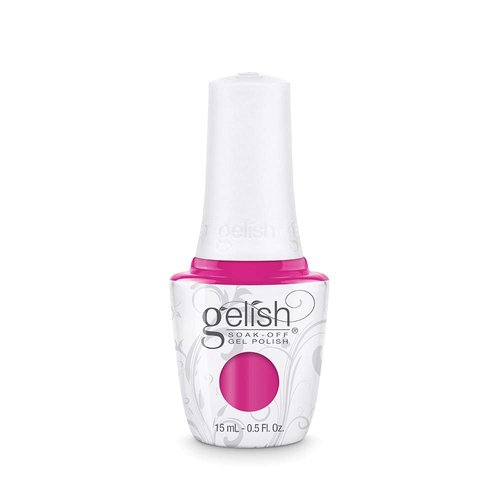 Gelish Woke Up This Way Soak-Off Gel Polish, Hot Pink Gel Nail Polish, Hot Pink Nail Colors, Pink Gel Nail Colors, 0.5 oz.