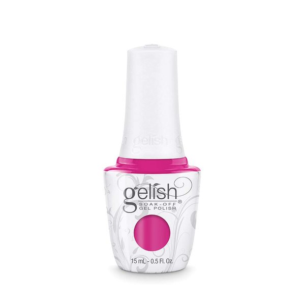 Gelish Woke Up This Way Soak-Off Gel Polish, Hot Pink Gel Nail Polish, Hot Pink Nail Colors, Pink Gel Nail Colors, 0.5 oz.