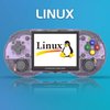 Dosnura RG353PS Handheld Game Console Linux OS 3.5-inch IPS Screen RK3566 64bit 128G TF Card 4452 Classic Games Built in 3500mAh Battery Support Bluetooth Controller WIFI Online PK HD(RG353PS-Purple)