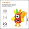 4E's Novelty Monster Turkey Crafts for Kids (12 Pack) Bulk Foam Magnet Craft Kit, Thanksgiving Crafts for Kids 4-8, 3-12, Thanksgiving Activities for Kids
