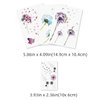 Waterproof Dandelion Flowers Body Tattoo For Leg Arm Fake Tattoo Kits Latest Temporary Tattoos for Women and Men With Four Color Sheets Different Designs