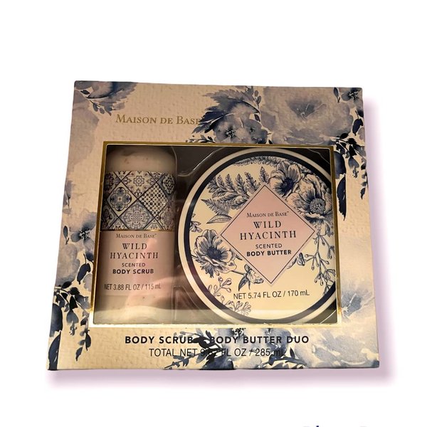 Wild Hyacinth Body Scrub And Body Butter 2pc Set