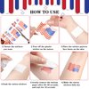 20 Sheets Fourth of July Temporary Tattoos for Kids Adults Patriotic Temporary Tattoos stickers Red White Blue 4th of July tattoos for Independence Day Memorial Day Labor Day