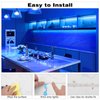 iNextStation Blue LED Lights 12V LED Light Strip 16.4ft/5m Flexible LED Strip Lights Cuttable 300 LEDs 5050 Tape Lights for Bedroom, Kitchen, Cabinet, Mirror (Power Adapter not Included)