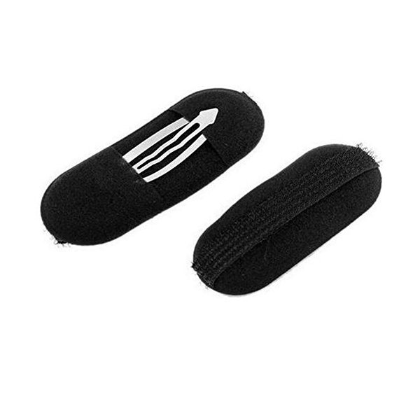 10 Pcs Black Sponge Bump Up Hair Clip Volume Padding Bun Updo Magic Head Insert Hair Barrettes Maker Tool Hairpins Hair Accessories