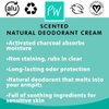 PiperWai Natural Deodorant w/Activated Charcoal | Odor Protection, Vegan, Aluminum Free Deodorant for Women & Men | Travel Essential Shark Tank Product | 50g Scented Single Jar