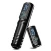 Ambition Torden Wireless Tattoo Machine with Brushless Motor - 2400mAh Rotary Battery Cartridge Pen with Extra Power Supply Digital LED Display for Professionals and Beginners Tattoo Artists