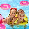 Civaner Donuts Pool Inflatable Floats Doughnut Swimming Rings Tubes Multicolored Inflatable Tubes Floaties Toys for Kids Adults Beach Pool (6 Packs)