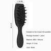 QrBxa Hair Scalp Massager, Shampoo Brush, Scalp Exfoliator, Silicone Hair Scrubber for Hair Growth and Dandruff Removal, Hair Shower Comb Brush, Long Handle Easier to Grip